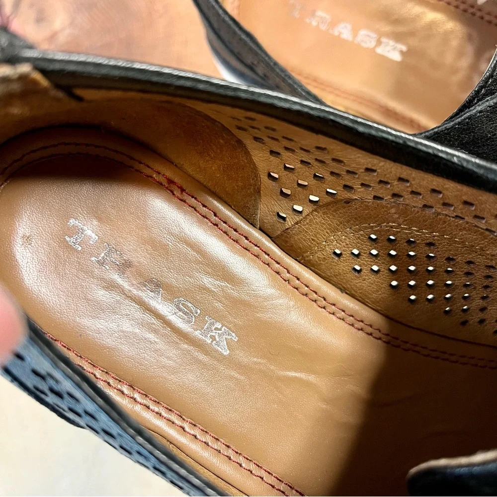 Trask | Lena Perforated Leather Sneakers Size 38/7.5 - Picture 4 of 16